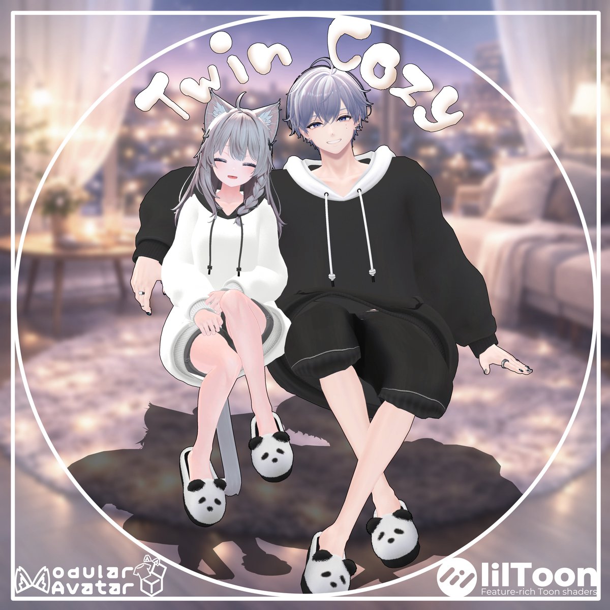 【17アバター対応】 Twin Cozy【VRChat想定・MA対応】

🎉販売前RP企画🎉

2月27日(金)19時販売予定 

⛓️nadegata5555.booth.pm/items/8016106⛓️

RP＆フォローで抽選で3名様にプレゼント！

 boothのスキが100ごとに当選者１名追加！   

〆 2月27日 23:59   
#VRChat #nade_shop #booth_pm