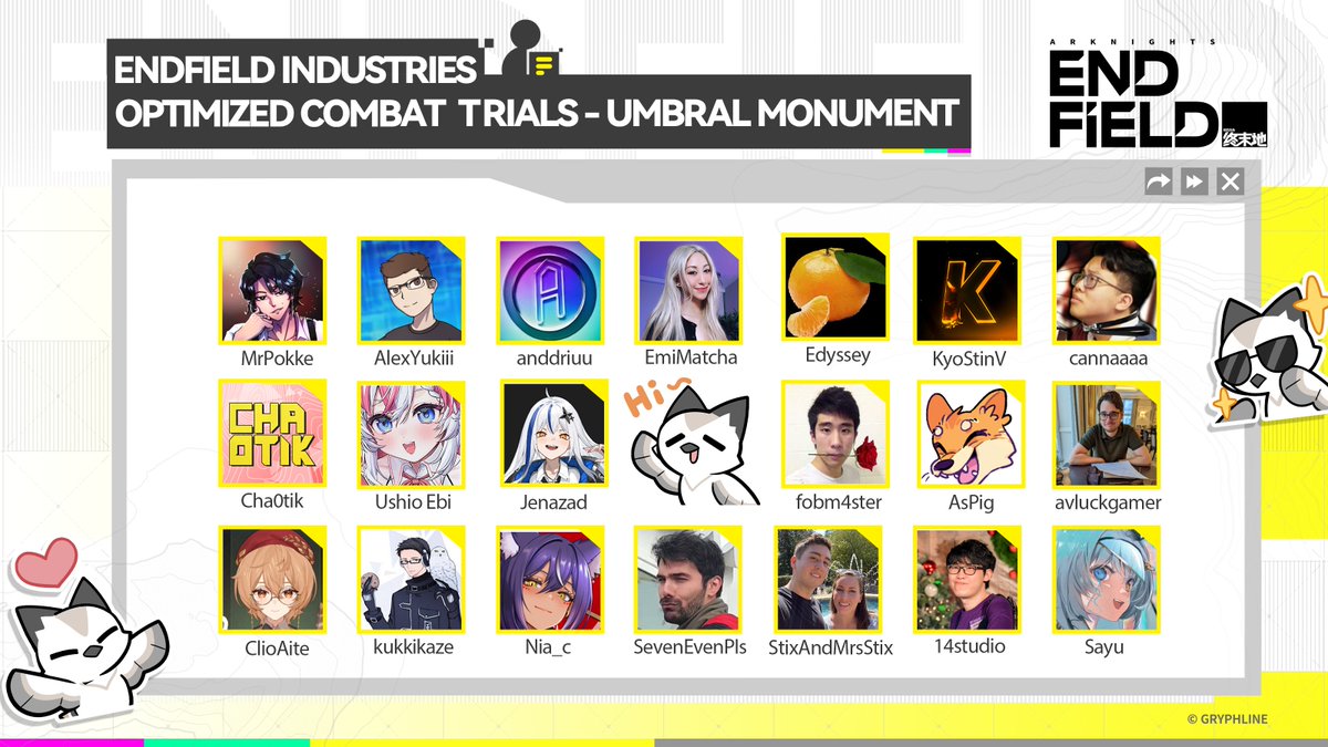 Endfield Industries Creators tweet media