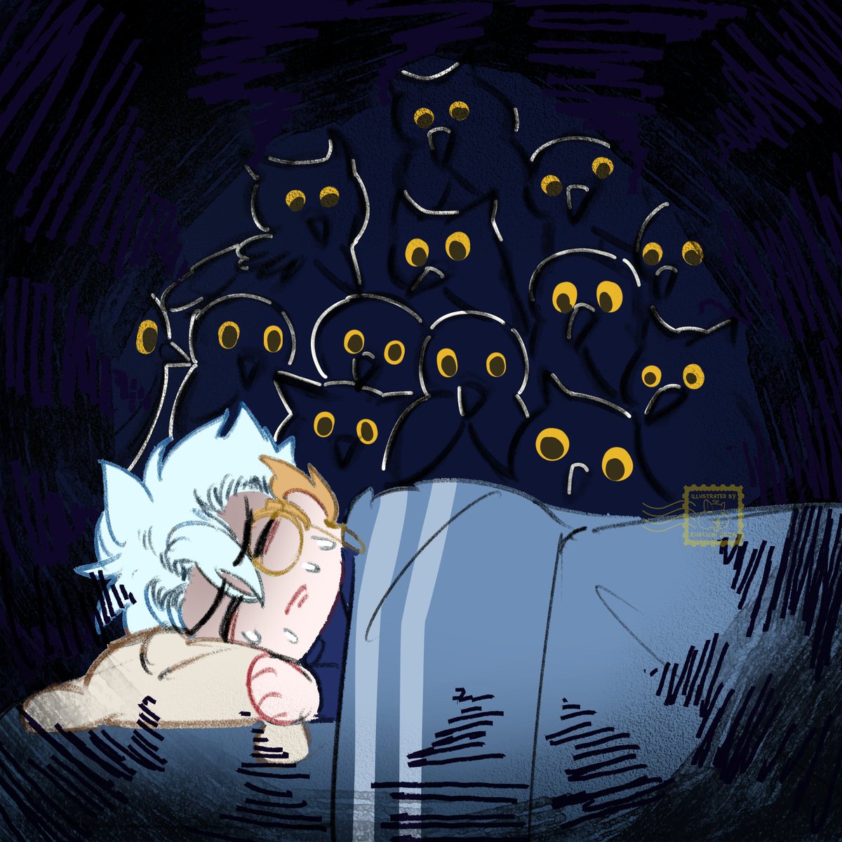 One day.
Semoga bantal mu dingin terus mas 🙏🩵
(Hoo Hoo...)

#NakuLukis #NakuLaughs