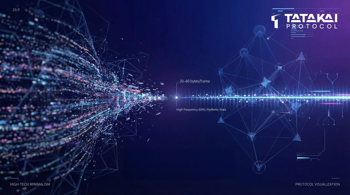 tkprotocol's tweet photo. Tatakai Protocol achieves extreme bandwidth efficiency for high-frequency Web3 interactions: only minimal inputs (~20–80 bytes/frame/person) are transmitted, versus full state sync's 10–100 KB/frame.

Through PoBS practice, delta compression + batched frame units enable sustained 60 Hz lockstep on commodity networks, while Merkle DAG secures cryptographic verifiability.

This protocol-level optimization unlocks scalable, low-latency clearing & settlement for games, AI coordination, and beyond.

#TatakaiProtocol #BandwidthOptimization #HighFrequencyWeb3