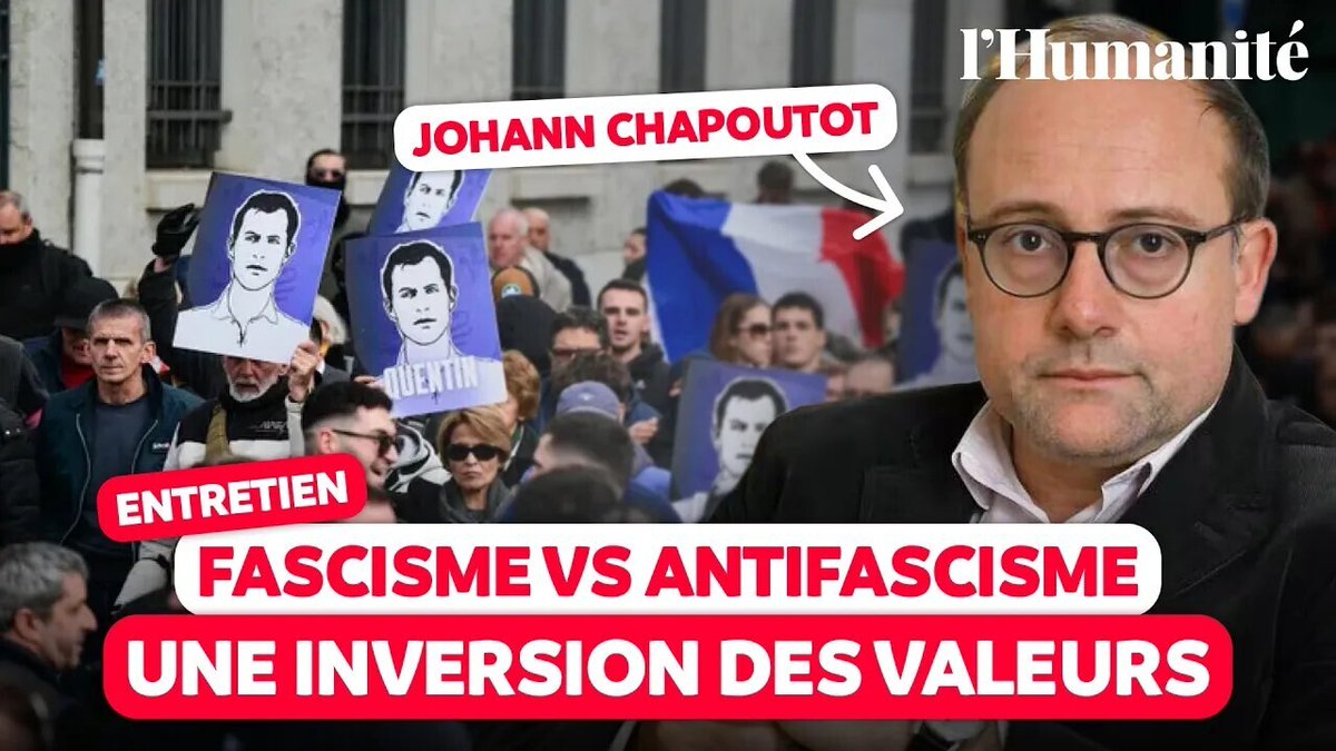 Fascisme vs antifascisme : le regard de Johann Chapoutot sur le renversement des valeurs 

➡️ l.humanite.fr/ayd