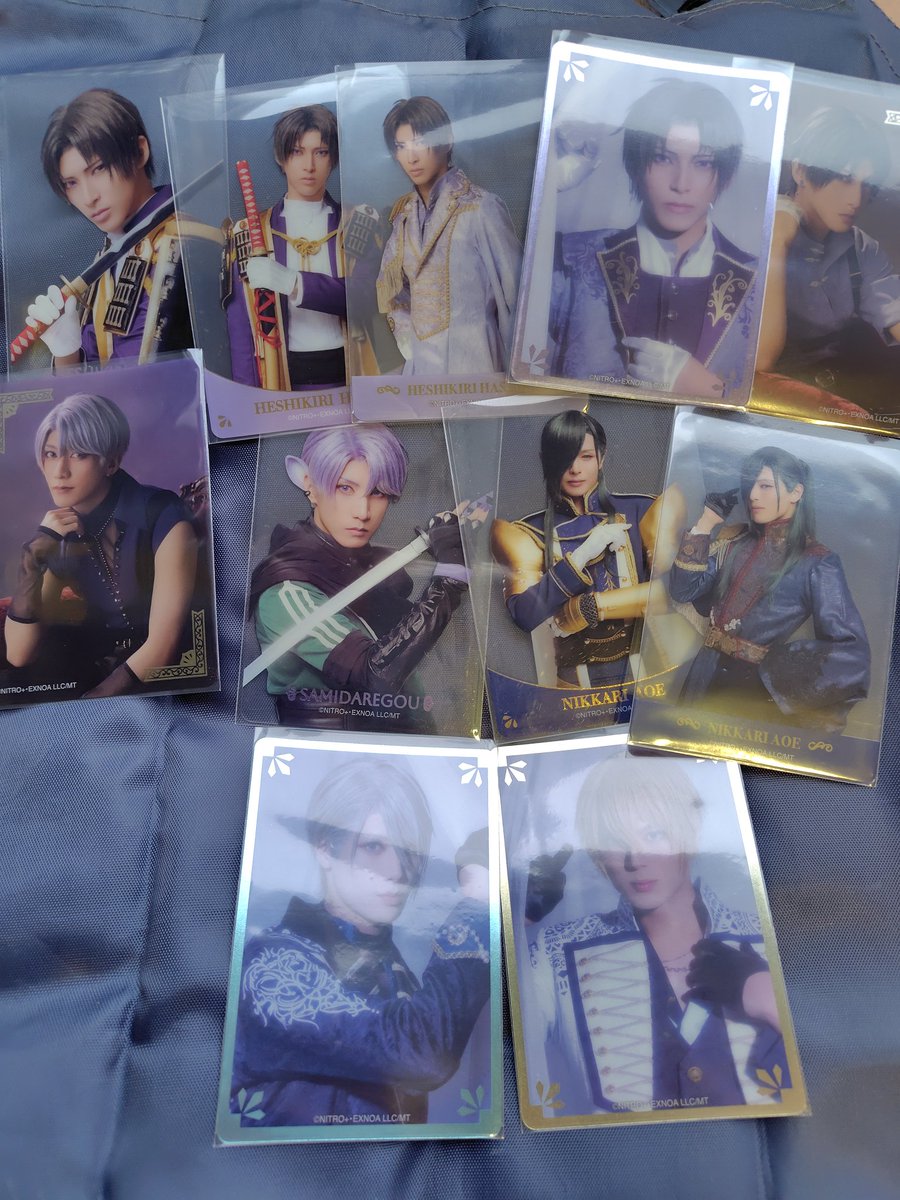 刀ミュ 交換 静かなる夜半の寝覚め ランダムクリアカード ライブVer 求