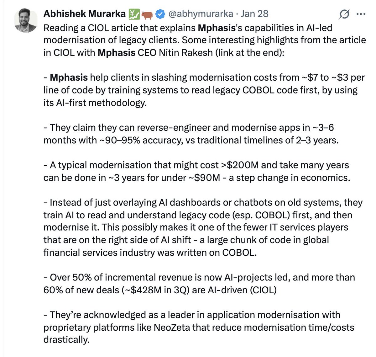 Abhishek Murarka 💹🐂 tweet media
