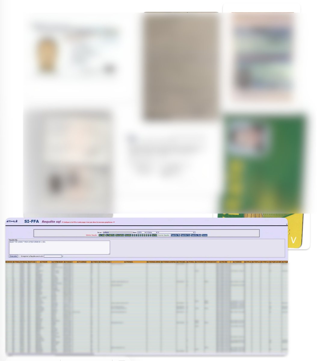 🚨 🇫🇷 Fédération Française d'Athlétisme (FFA) – Breach massif revendiqué (24/02/2026)

Un hacker annonce un dump de 11,4M + enregistrements  
Rançon : 5 000 $ en XMR (72h avant leak gratuit).

Rien que çà!
Attention, 11,4M d'enregistrements, pas le nombre de personnes mais cela