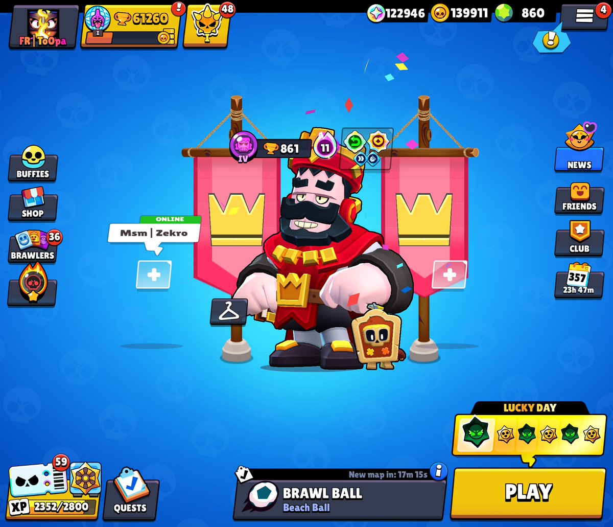 🎶The original Brawl background and music are back after 20 months!
They were last used for the Classic Brawl event ⭐