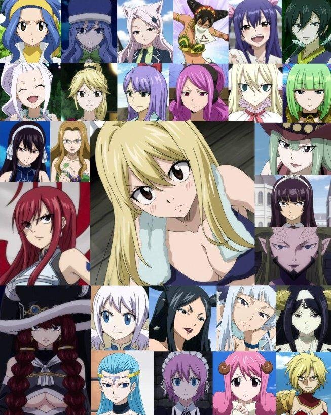 Fairy Tail female cast 😌
One of the best female cast in shounen 🔥