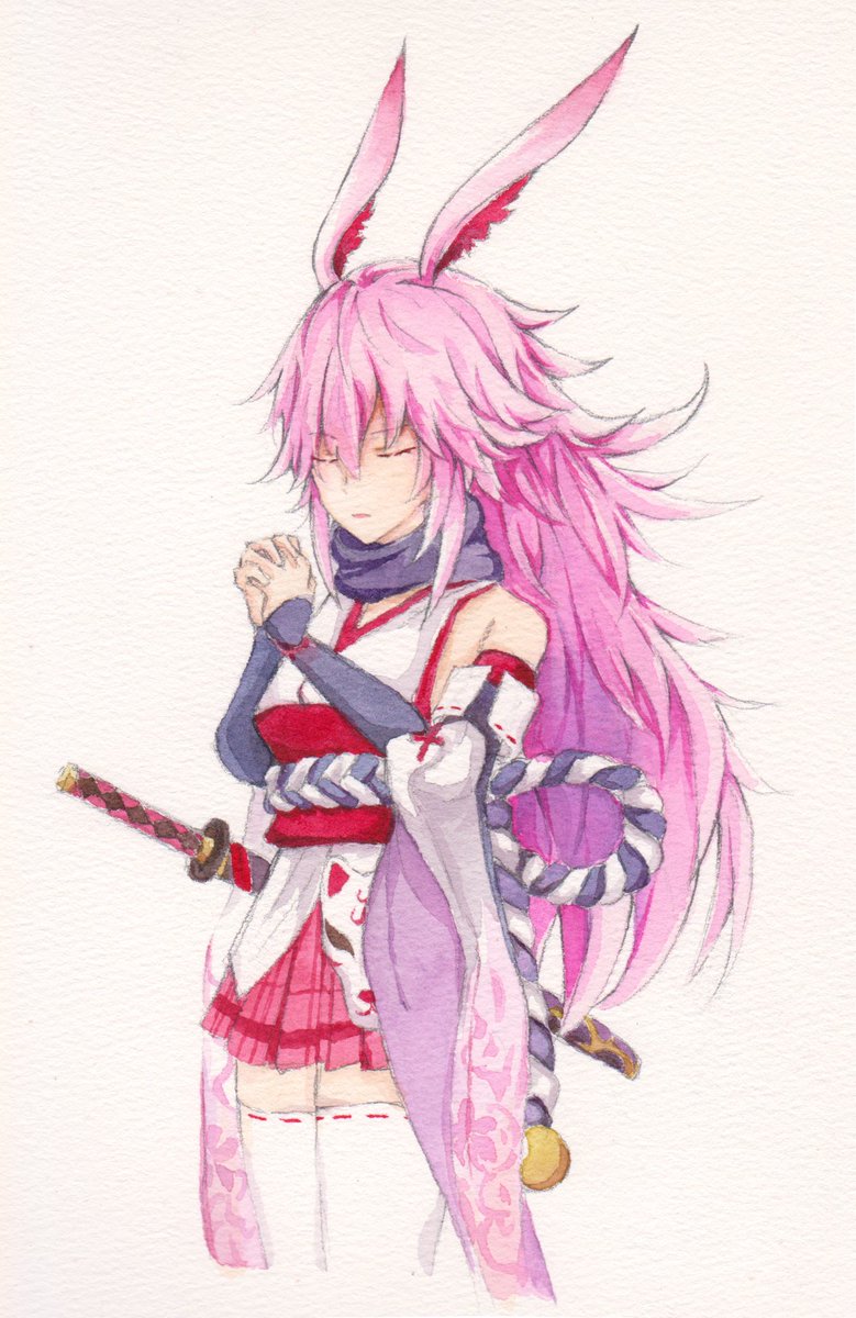 高校1年生の時に描いた桜さんを見つけちゃった……🧐