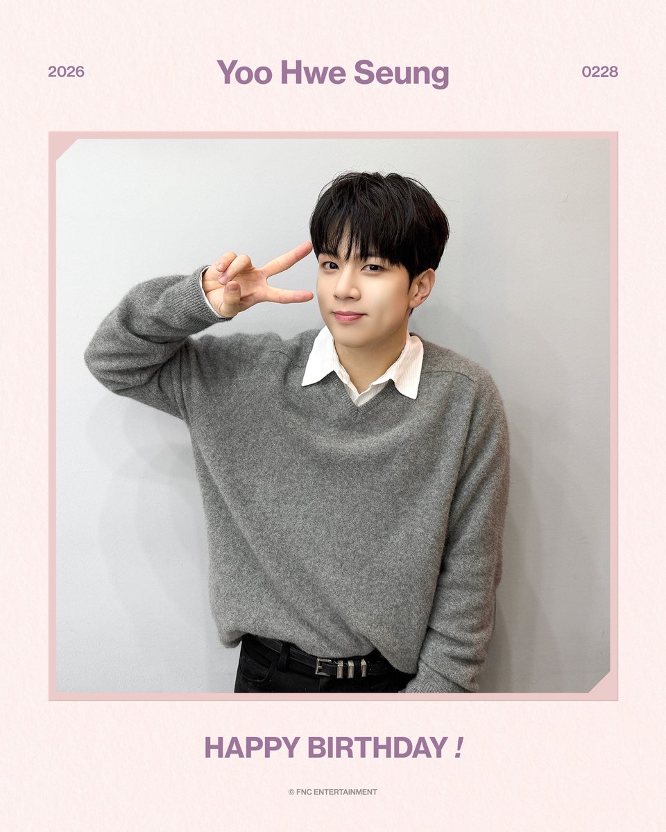 [#2026HBD] 오늘, 2월 28일은 N.Flying 유회승의 생일입니다.
N.Flying 유회승의 생일을 축하해주세요 :-)

Today February 28th is N.Flying Yoo Hwe Seung's Birthday. 
Happy Birthday!! :-)

#NFlying #엔플라잉 #유회승 #YooHweSeung #HappyHweSeungDay <a href="/NFlyingofficial/">엔플라잉 (N.Flying)</a>
