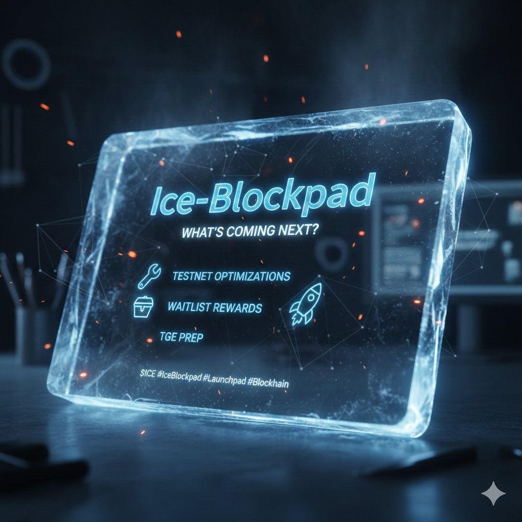 abedpakei's tweet image. @ice_blockpad What’s coming next? 🛠️

We aren't just building; we're perfecting. Here’s a sneak peek at our upcoming focus:
🔹 Testnet Optimizations: Smoother participation flow.
🔹 Waitlist Rewards: Early believers, your loyalty is being noted.
🔹 TGE Prep

#IceBlockpad #ION