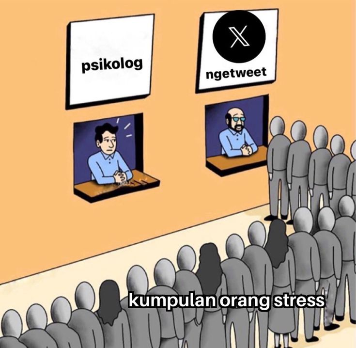 qrivasiii's tweet photo. Pantes banyak banget orang stress di tweter https://t.co/kulTX5sUtv