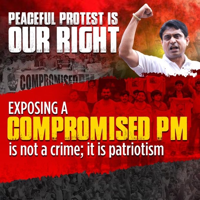 आज राजनीतिक विडंबना अपने चरम पर है।
भारतीय जनता पार्टी, जो वर्षों तक कांग्रेस सरकारों और उनकी नीतियों पर देश–विदेश में मर्यादाओं से परे जाकर प्रहार करती रही, वही आज लोकतांत्रिक आंदोलनों पर उपदेश देने का प्रयास कर रही है।

जब युवा अपनी आवाज़ बुलंद करते हैं, प्रश्न पूछते हैं और