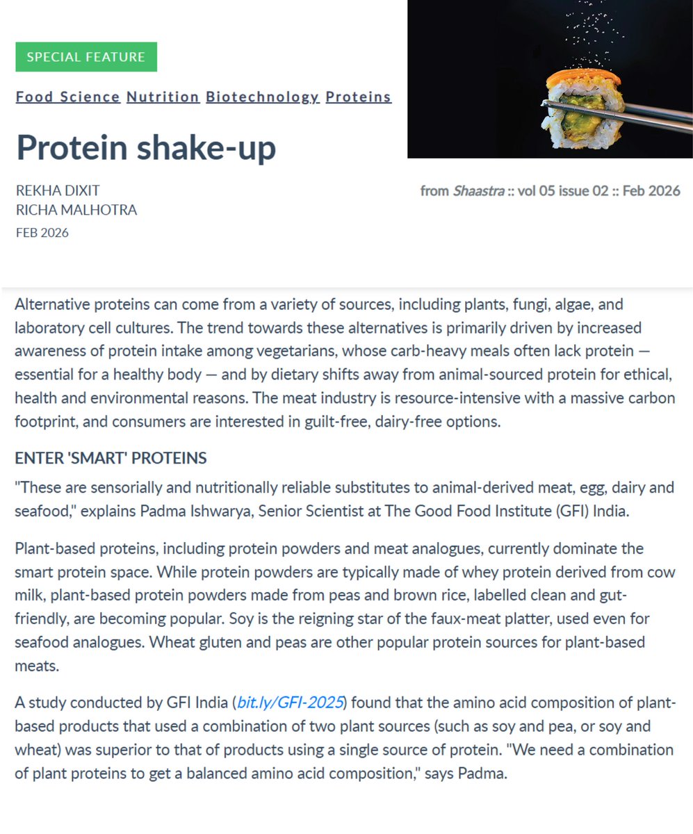 The Good Food Institute India tweet media