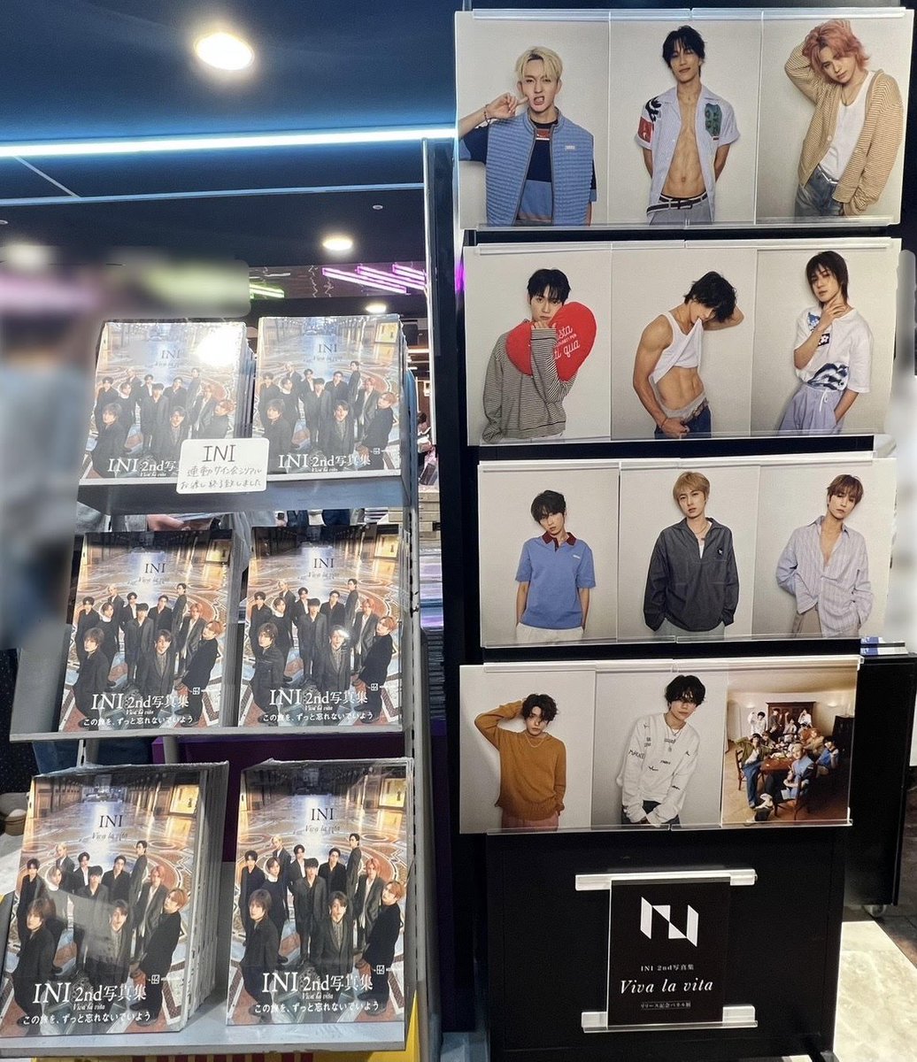 タワ渋INI】 #INI 2nd写真集「Viva la vita」 5Fにて販売中