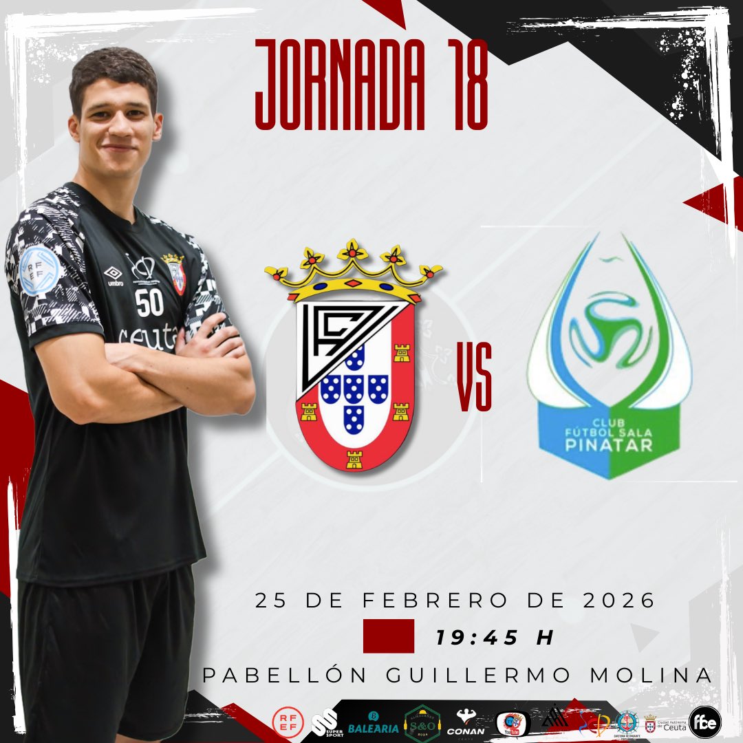 ua_ceuti's tweet photo. 𝗝𝗢𝗥𝗡𝗔𝗗𝗔 𝟭𝟴

 Recuperamos jornada contra @CFS_Pinatar , nos vemos en el Guillermo Molina. 

📹𝘚𝘪𝘨𝘶𝘦 𝘦𝘭 𝘱𝘢𝘳𝘵𝘪𝘥𝘰 𝘱𝘰𝘳 𝘯𝘶𝘦𝘴𝘵𝘳𝘰 𝘤𝘢𝘯𝘢𝘭 𝘥𝘦 𝘠𝘰𝘶𝘛𝘶𝘣𝘦

🖤🤍

#SegundaDivisiónFS #FutsalRFEF #UaCeuti #Ceuta #LigaFutsalProfesional https://t.co/ZWVE1lgAvF