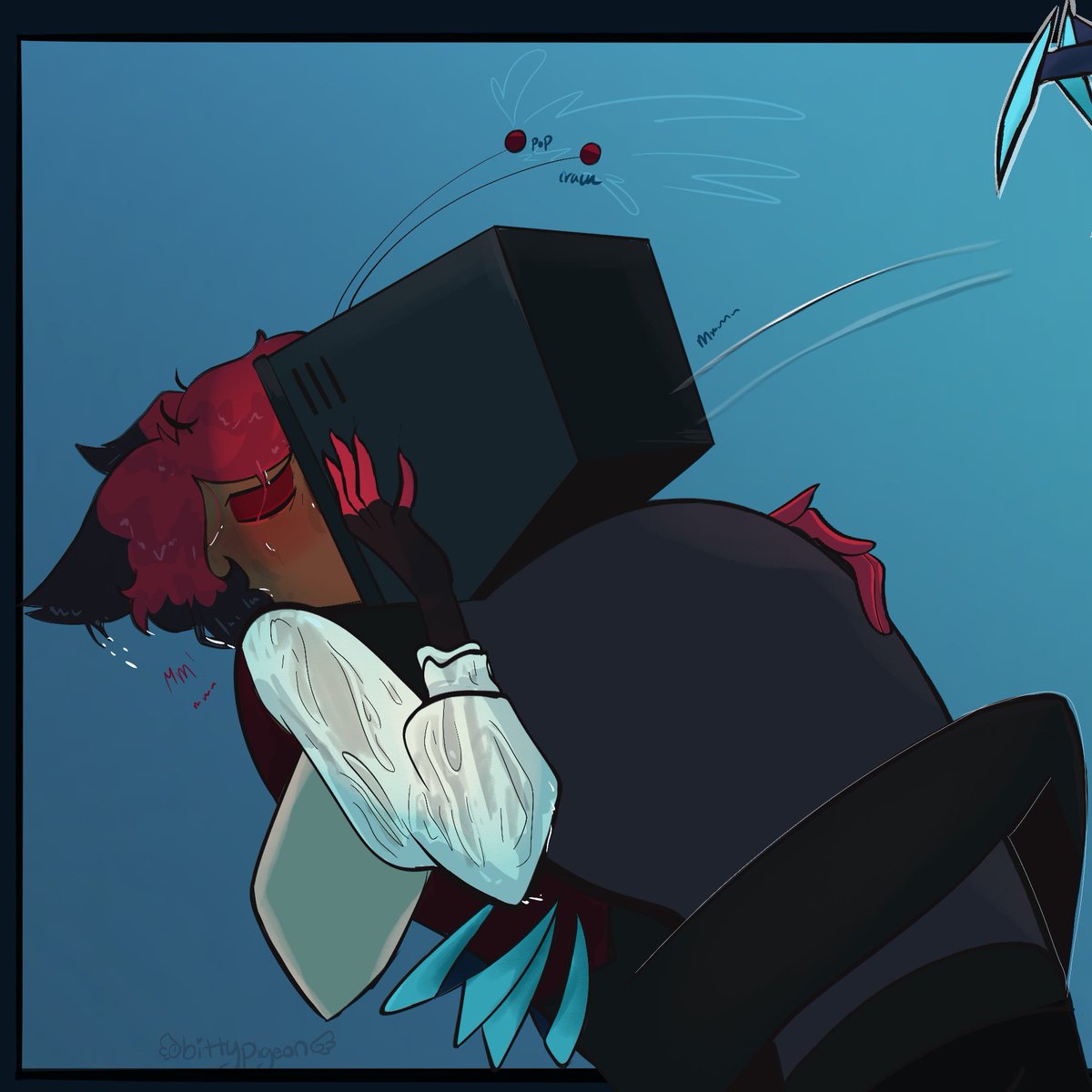 fanart for chapter 10 of the fanfic “barkeep another whiskey” by <a href="/vcheriee/">☆ шери • cherie || 'Barkeep, another whiskey' 📝</a> 

#voxal #RadioStatic