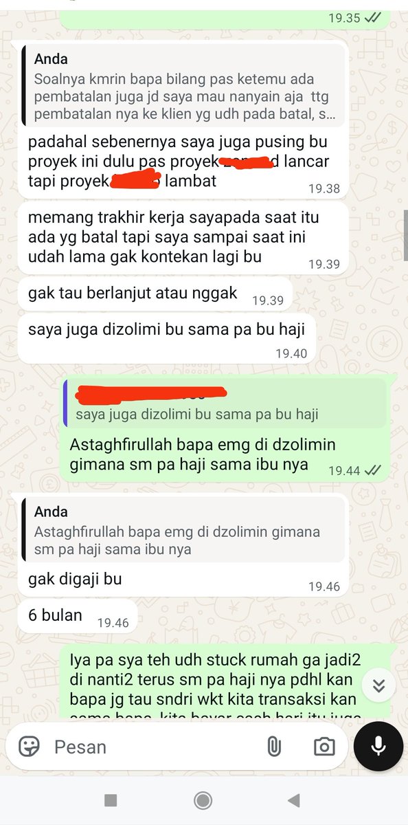 388juta's tweet photo. SYARIAH 388JUTA , mengatasnama kan syariah tapi selain dzolim terhadap klien para bajingan ini dzolim juga kepada karyawan dan kepada orang yang berkerjasama dengan nya https://t.co/e6EbbO0gHy