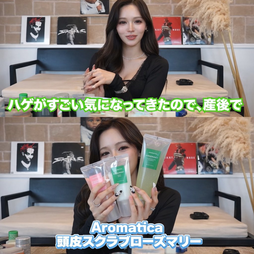 erichaansan's tweet photo. コスキチに売ってるアロマティカの頭皮スクラブ使ってほしい

せいせいが産後ハゲのケアで使ってたんだけど
抜け毛減っておっさん並みだった頭皮臭もゼロ。
頭皮環境整って小学生みたいな柔らかとぅるとぅるの髪が生えてきます

サボンとかも色々使ったけど
頭皮ケアで唯一目に見えて効果あった https://t.co/FLw3g5ib91