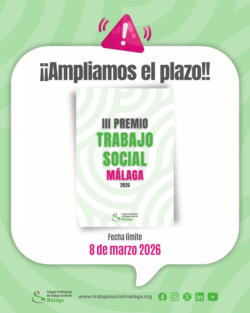 Colegio Profesional de Trabajo Social Málaga tweet media
