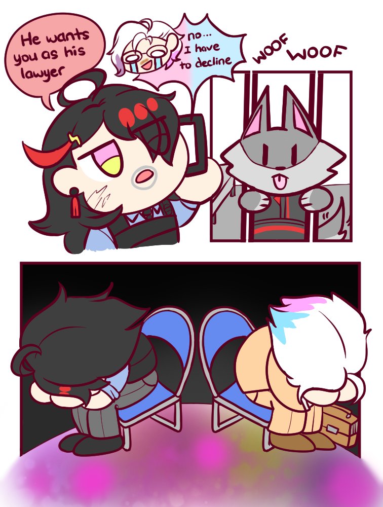 Lawyer &amp; Cop Blues ⚖☔️
#DistrictV #Akurylic #Bettelful