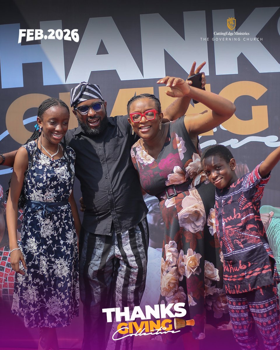 CuttingEdge_NG's tweet image. Our First Thanksgiving Service of 2026 — and what a sight to behold! 

Grateful hearts.
Joyful families.
Radiant colors.

We will never stop thanking our God!

#Thanksgiving
#TheGoverningChurch