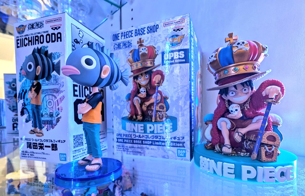 ついに我が家にもベースショップ限定ワーコレの尾田っちとキングルフィ