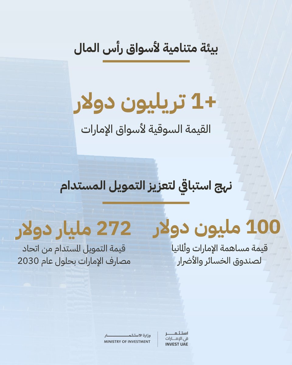 UAE Ministry of Investment tweet media