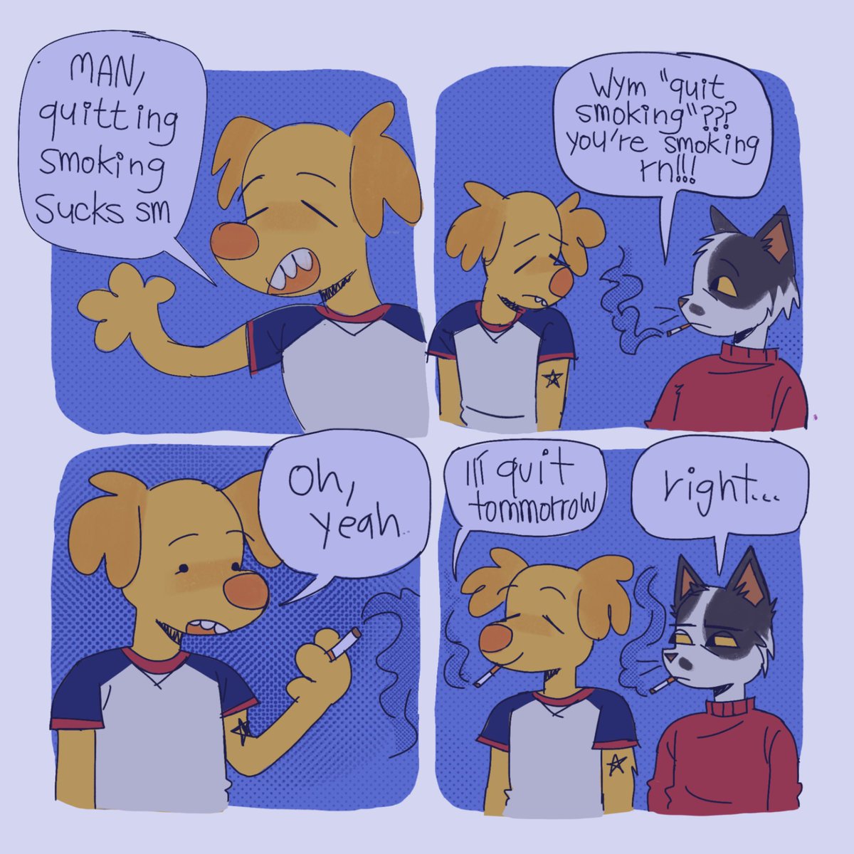 Comic I made for fun! What should their names be?

#comic