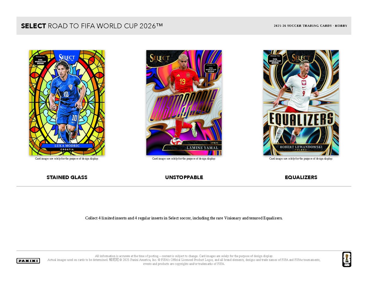 製品情報】 2026年4月24日 発売予定 ⚽ 2025-26 PANINI SELECT ROAD TO