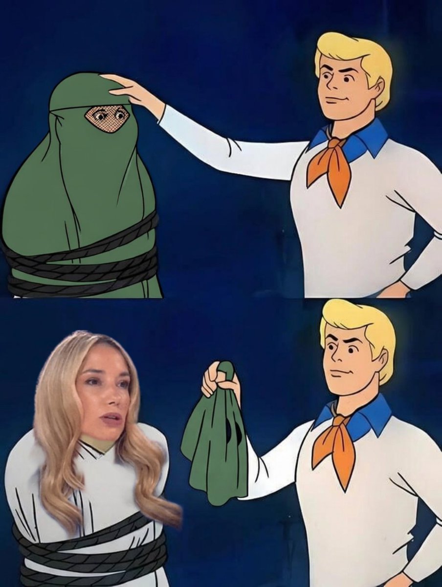 Rebeca, te han pillao con el burkita del helao.