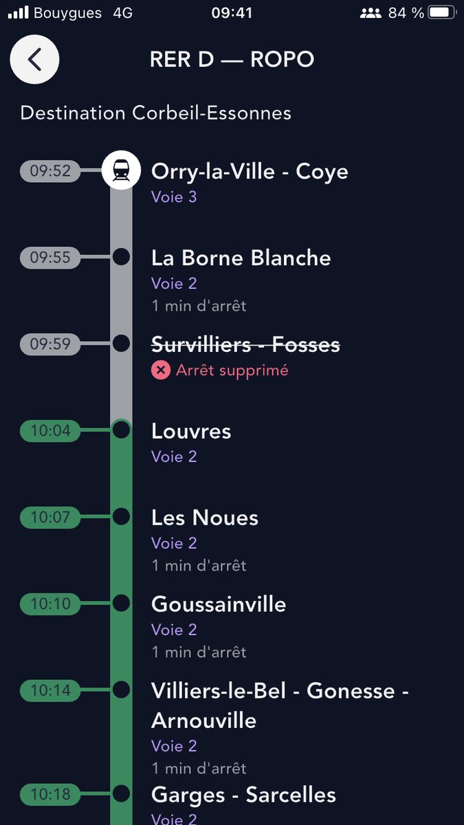 Claudia__Dion's tweet photo. @RERD_SNCF Bonjour, est-ce que le train ROPO de 9h52 a Orry dessert bien la gare de Louvres comme noté sur l’appli ? https://t.co/E09o6SU3ro
