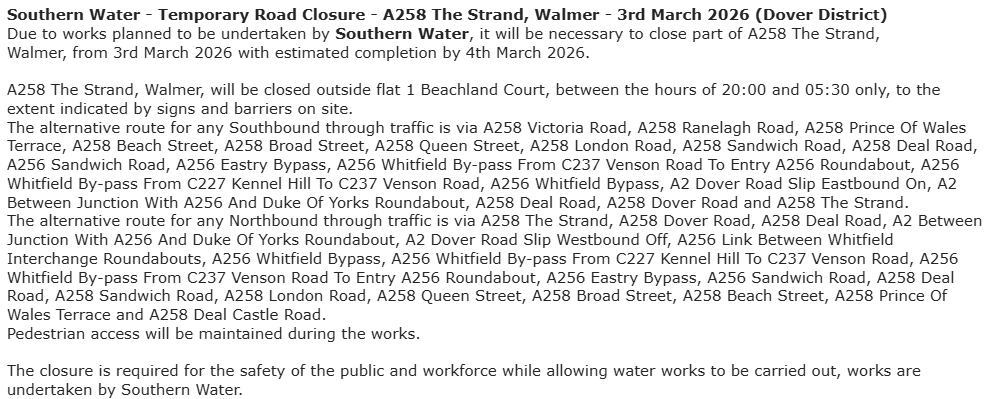 KCC Highways tweet media