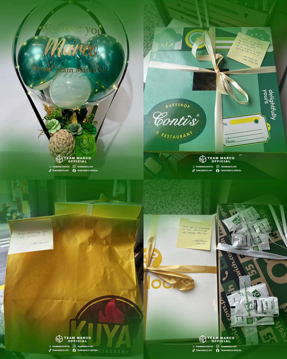 𝑮𝑰𝑭𝑻𝑺 𝑭𝑶𝑹 𝑴𝑨𝑹𝑪𝑶 &amp; 𝑺𝑰𝑹 𝑱𝑬𝑺𝑺🌟💚

We love you so much, Marco and Sir Jess. Words will never be enough to express how grateful we are for both of you. Your presence, dedication, and genuine hearts continue to inspire us every single day. Please know that you are