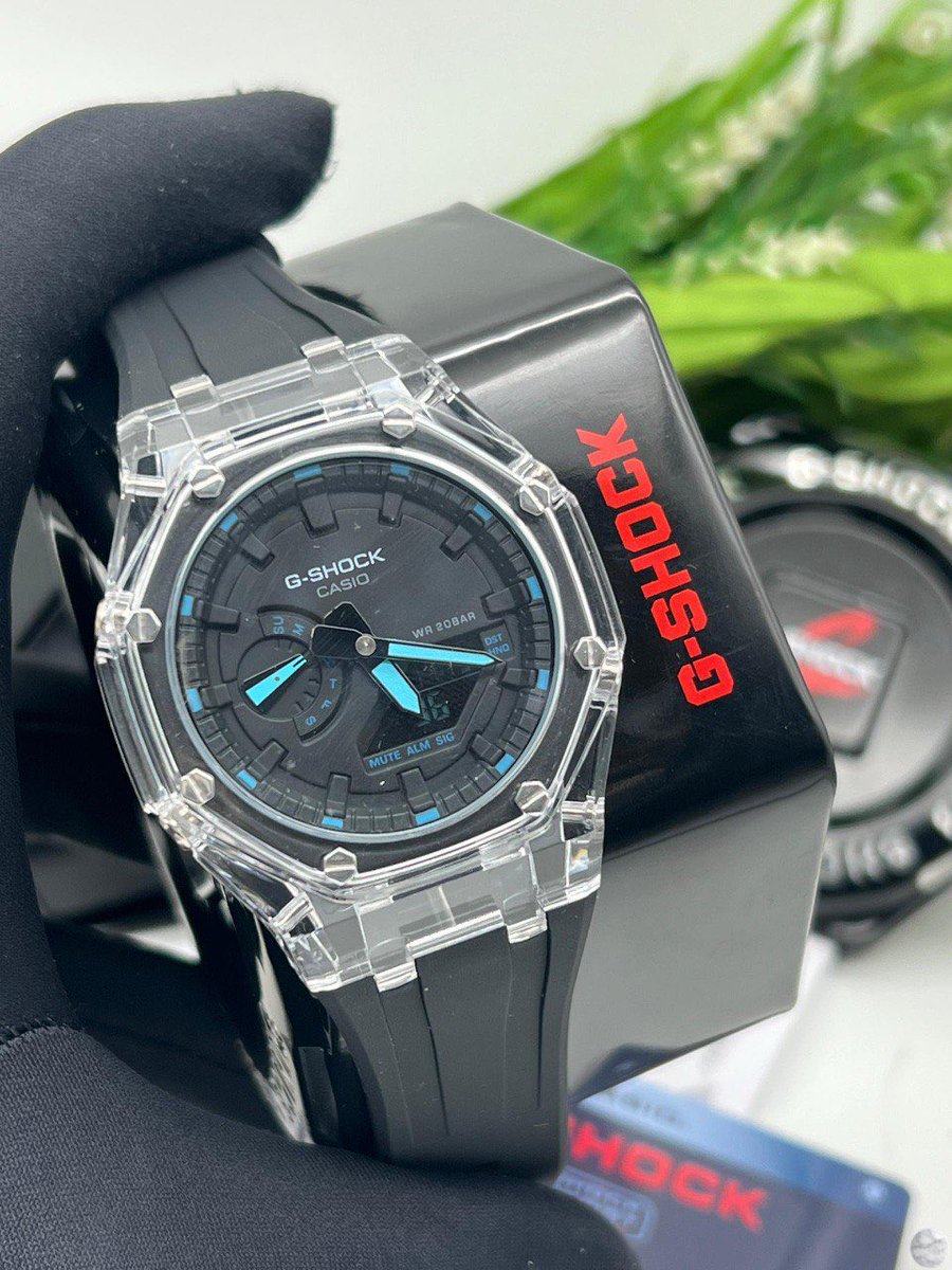 trulyMikunn's tweet photo. Full package : ₦35,000‼️

High quality GA-2100 Custom Transparent head G-shock available in different colors

#wristwatchvendorinlagos 
#lagosfashion 
#madeforlagos https://t.co/sT22OSG8pN