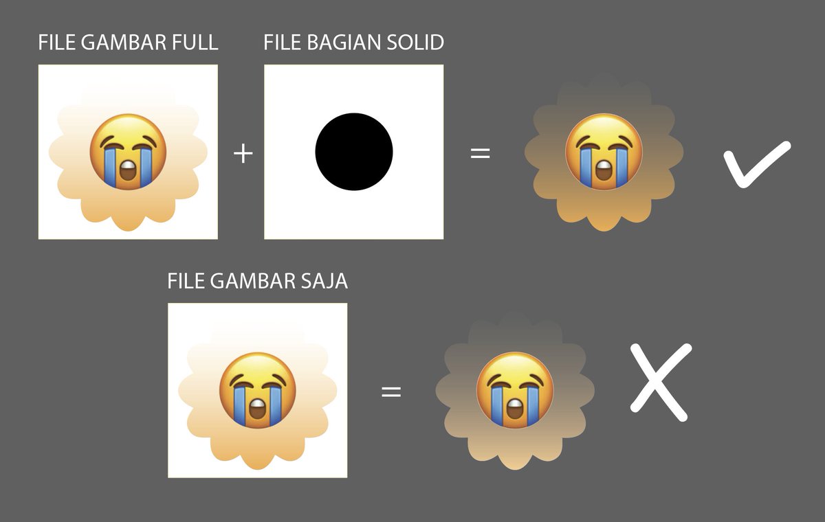 rupakara_print's tweet photo. Gengs reminderrr
Kalau ada desain gradasi/semi transparan yang basenya pakai UV, tolong dibuatin file terpisah untuk bagian solidnya ya

Soalnya di mesin Rupakara itu ngaruh banget 😭
Gradasinya bisa kecampur white, jadi jatohnya butek gitu hasil semitransparan/gradasinya https://t.co/9VyOGMWkFU