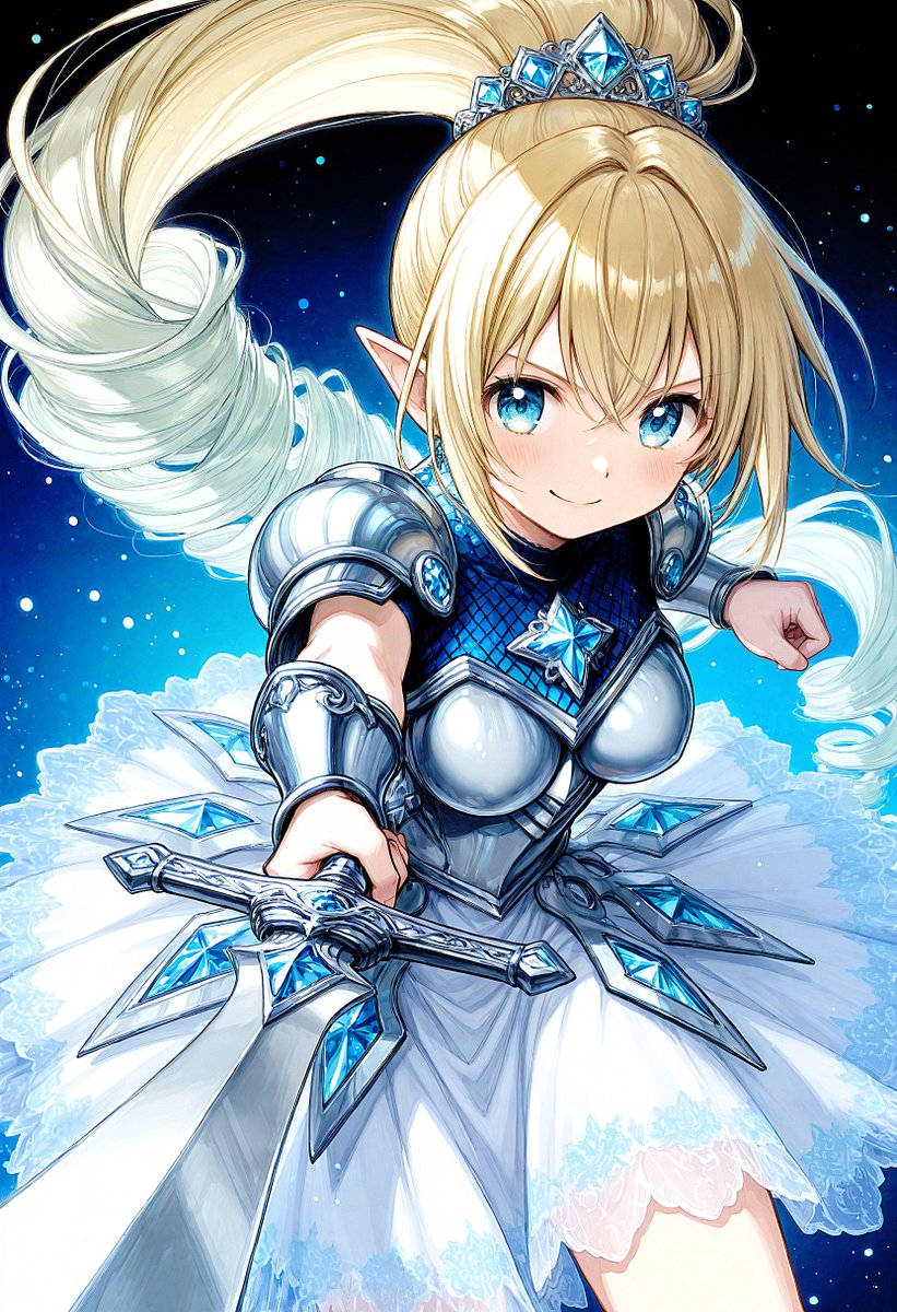 エルフの姫騎士 ｸﾞｻｯ #akagimix