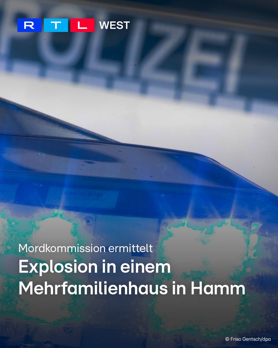 RTLWEST's tweet image. In einem Mehrfamilienhaus in #Hamm hat es am Montagabend (23.02.) eine #Explosion gegeben. Nach ersten Erkenntnissen flog etwas im Treppenhaus in die Luft. Worum es sich handelte, ist noch unklar. Mehrere Türen wurden durch die Druckwelle aus den Angeln gerissen. Verletzt wurde