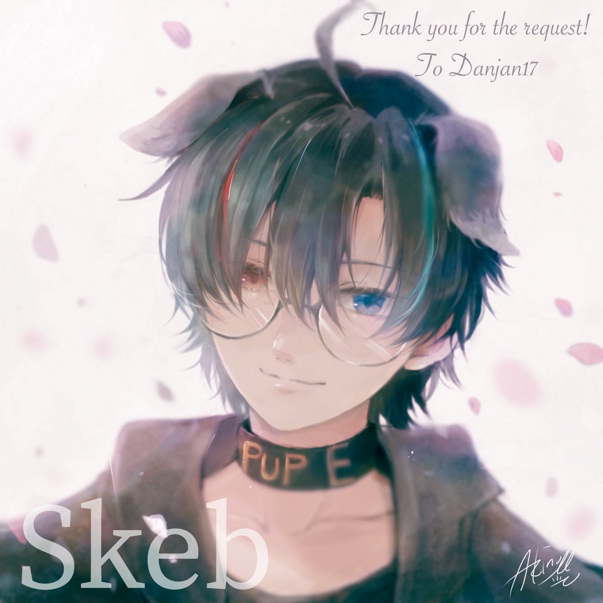 リクエスト有難うございました🌸 #Skeb