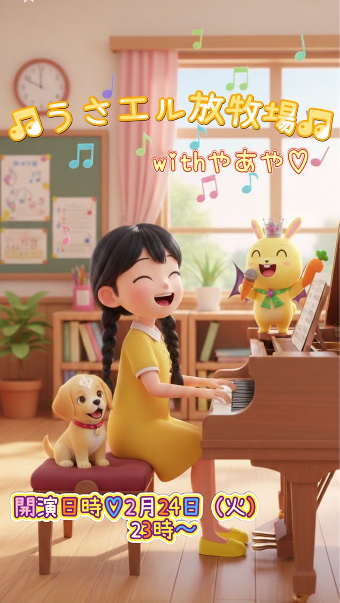 うさエル放牧場🐰🐶🍀99回目〜船🚢また乗りたい🐰ラウワンも行きたい〜
✅23:00〜
こんばんは🐰100回目が目前ですね✨
小さな事もコツコツやってると気がついたら前進してるもんですね✨
大体2年ちょいくらいで100回か👀
今回のゲストはやあや先生（<a href="/yahya_freedom/">やあや先生</a> ）どぇす🐰