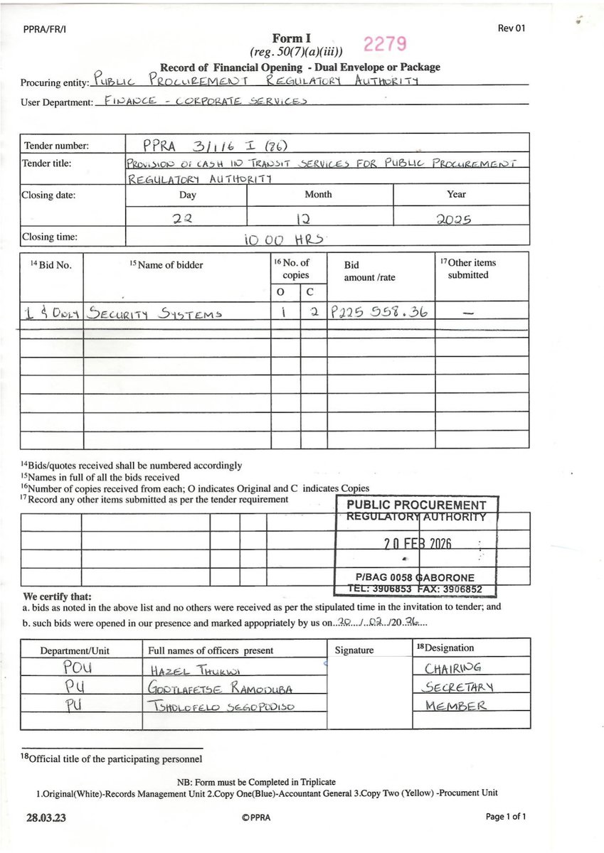 PUBLIC PROCUREMENT REGULATORY AUTHORITY tweet media