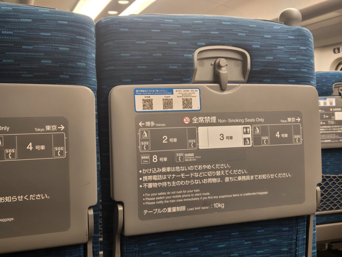 普段東日本の新幹線しか乗らない身からすると､ドリンクホルダーや背面