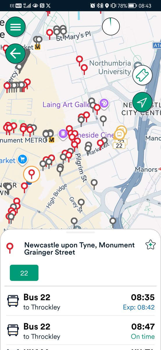 LKEW84's tweet photo. @StagecoachNE Further proof that this ridiculous bus time table change is exactly under your control! Yet again the 8:35am arrived at 8:46am. 26 minutes waiting for the only bus to run along Scotswood Rd is completely unacceptable. https://t.co/kfy1GE3w3b