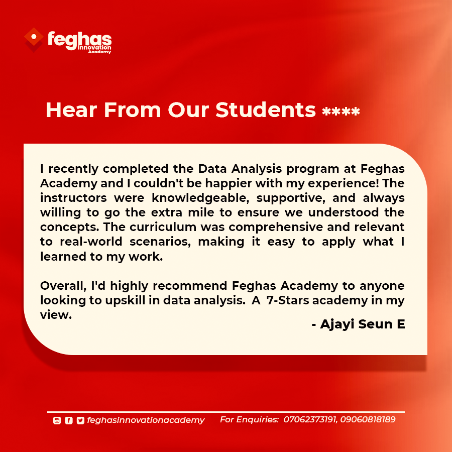FIAcademy1's tweet photo. Results don’t lie. Another FIA students sharing real transformation. Skill acquired. Confidence built. Income activated. 🚀

Register with us at https://t.co/4EcUY3Yjlo  #FeghasInnovationAcademy #ResultsSpeak #iwanttolearntech #teachmetech #dataclass #codingclass #techschoolojodu https://t.co/7tk0TobaSs