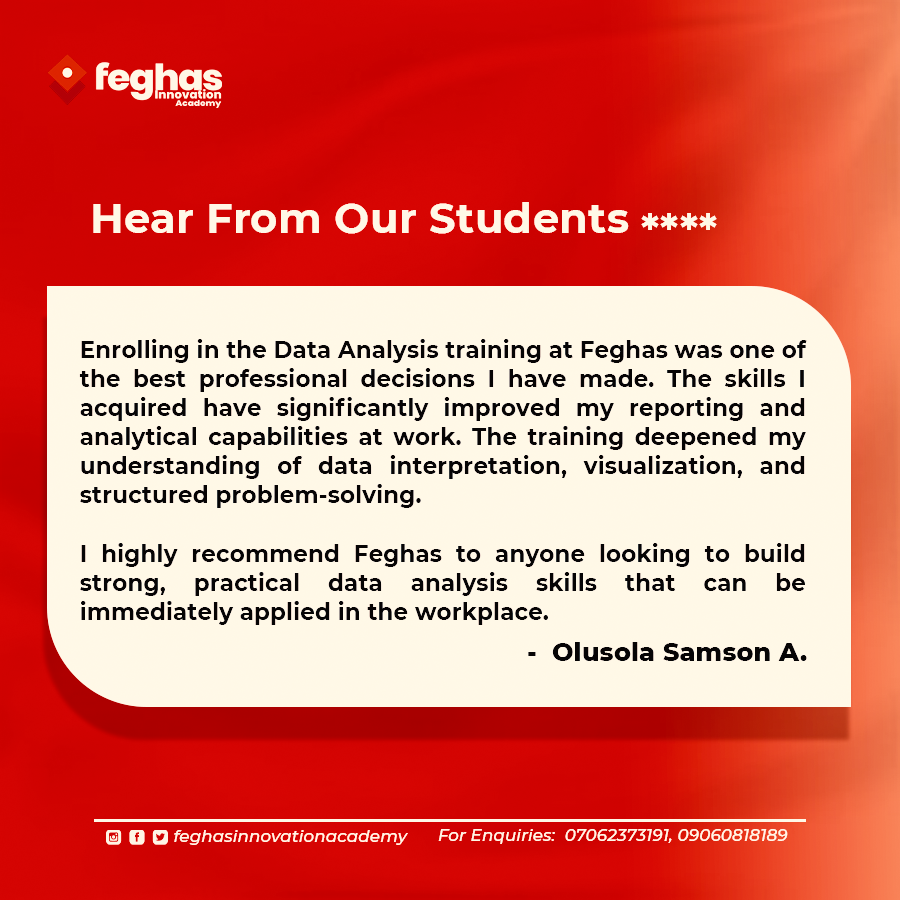 FIAcademy1's tweet photo. Results don’t lie. Another FIA students sharing real transformation. Skill acquired. Confidence built. Income activated. 🚀

Register with us at https://t.co/4EcUY3Yjlo  #FeghasInnovationAcademy #ResultsSpeak #iwanttolearntech #teachmetech #dataclass #codingclass #techschoolojodu https://t.co/7tk0TobaSs