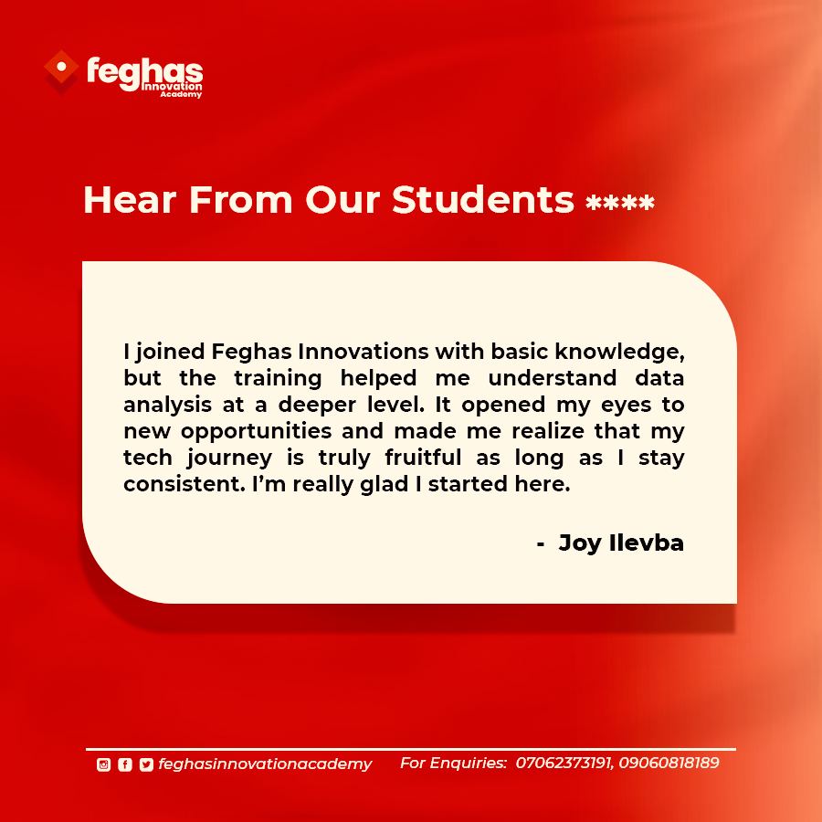FIAcademy1's tweet photo. Results don’t lie. Another FIA students sharing real transformation. Skill acquired. Confidence built. Income activated. 🚀

Register with us at https://t.co/4EcUY3Yjlo  #FeghasInnovationAcademy #ResultsSpeak #iwanttolearntech #teachmetech #dataclass #codingclass #techschoolojodu https://t.co/7tk0TobaSs