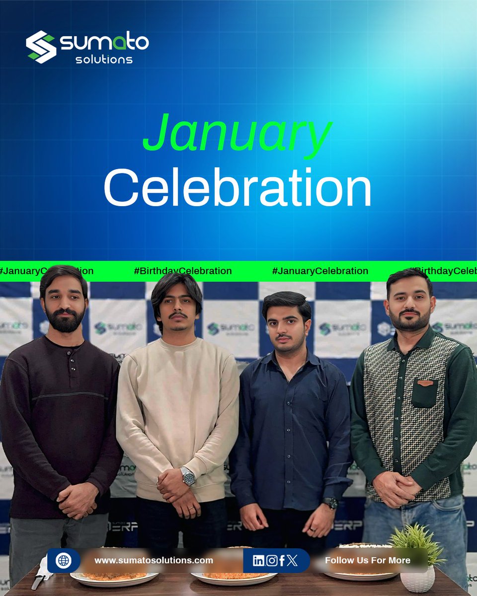 SumatoSolutions's tweet photo. Celebrating our people &amp; the moments that matter

We wrapped up the month with smiles, cake, and appreciation for the team who make our workplace stronger every day.

Here’s to growth, success, and more wins together!

#LifeAtSumato #TeamAppreciation #CompanyCulture https://t.co/YmFoJNCwzH
