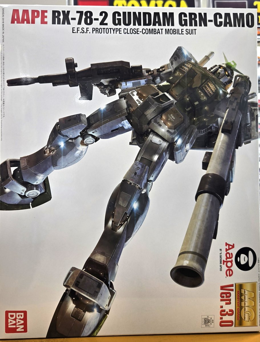 🔔入荷案内🔔 Bandai Product 1/100 MG AAPE RX-78-2 GUNDAM GRN-CAMO