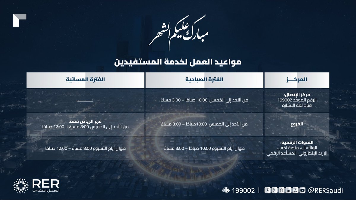 RER | السجل العقاري tweet media
