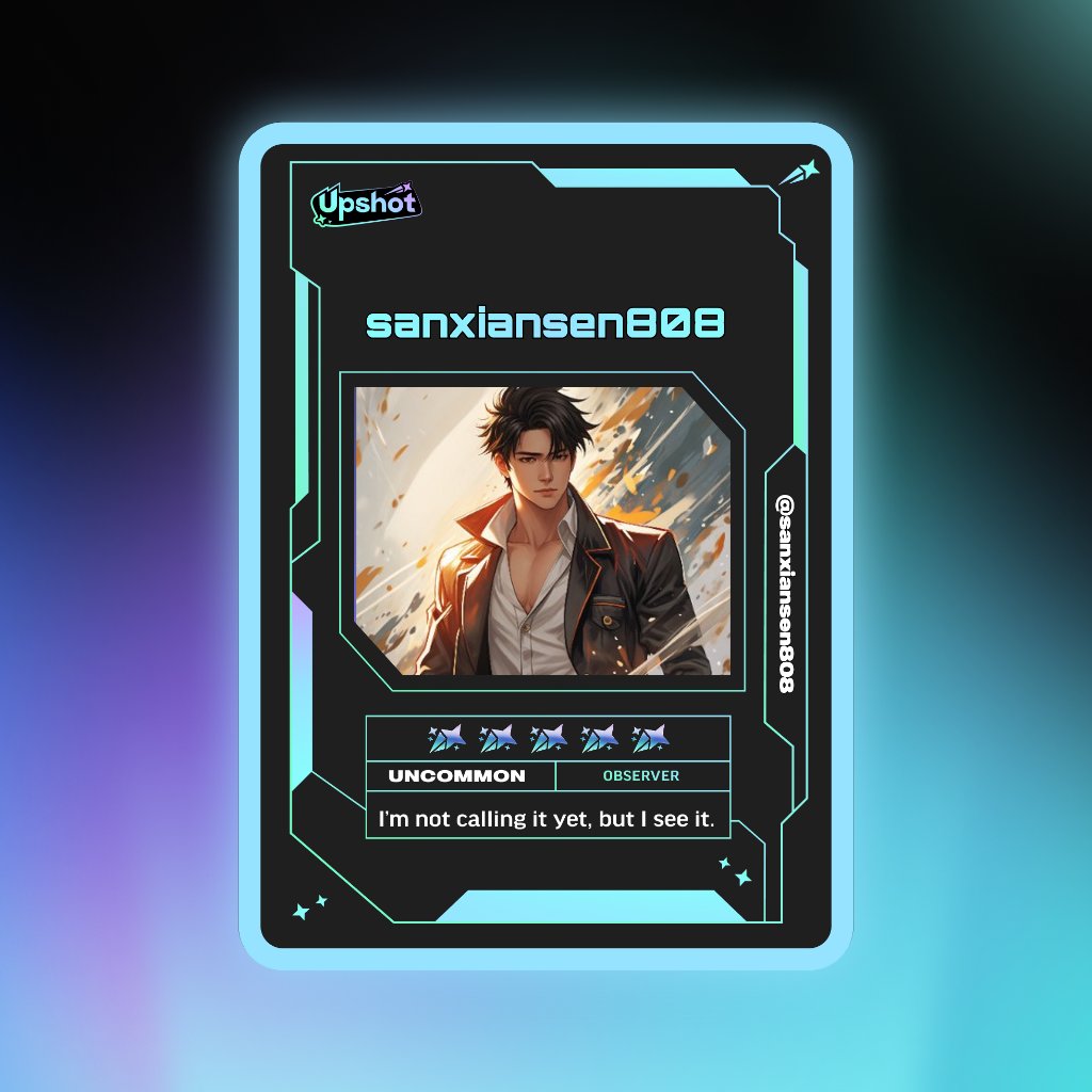 Just ripped my Predictor Card!

Ready to claim instant cash prizes, free packs and more.

Welcome to Prediction Play on <a href="/upshot_cards/">Upshot</a>

Your turn
beta.upshot.cards/?code=e6ea2ae5