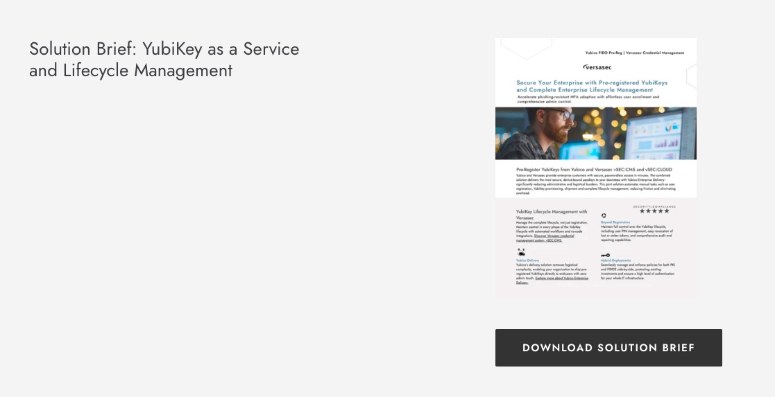 Versasec tweet media