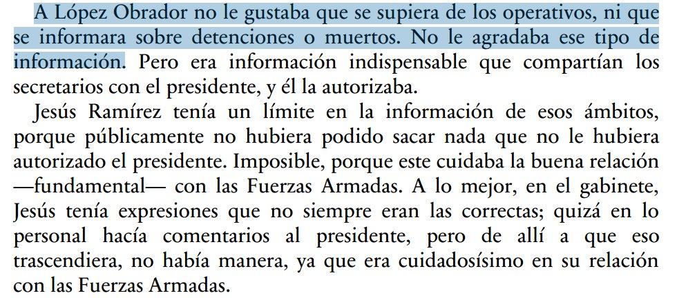 Es mentira que AMLO no agarrara o abatiera criminales o narcos 

Los hacia, nomas que no le gustaba presumir los operativos ni tenia a una figura relevante como Harfuch al mando de ellos

Lo dice el propio libro de Scherer q tanto le ha gustado a la derecha